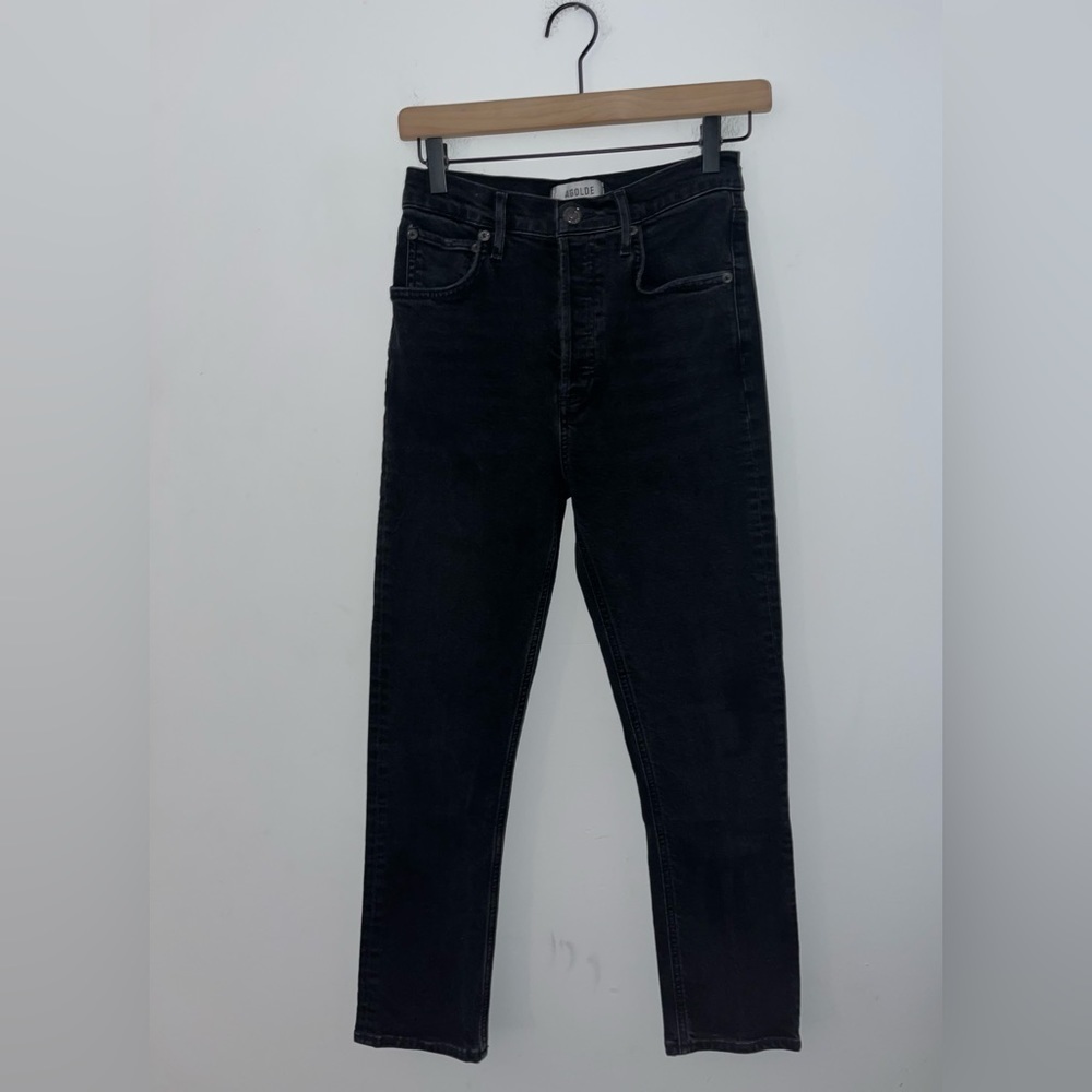 AGOLDE Riley High Rise Straight Crop in Panoramic Size 25 - Picture 7 of 11